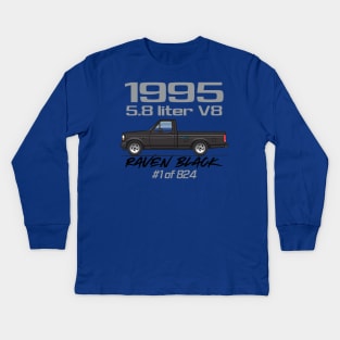 Black 1995 Kids Long Sleeve T-Shirt